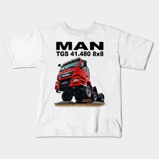 MAN TGS 41.480 8x8 - Trucknology Days Kids T-Shirt